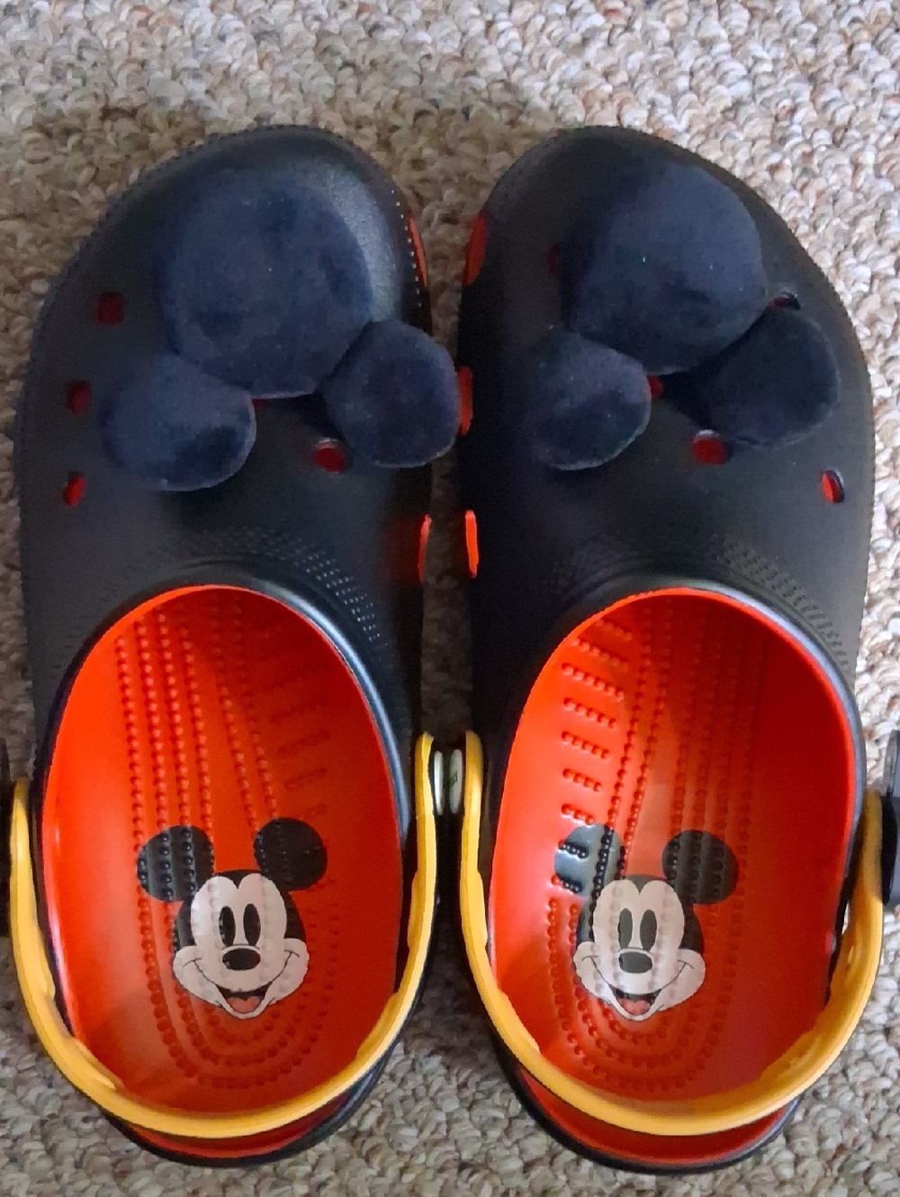 CROCS Black Red and Yellow Women Mickey Mouse Clog - Picture 6 of 6